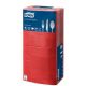 Napkin Tork cherry red two-ply 24x24cm 200 pieces / package.