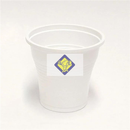 metallized glass of 0.8 dl white 100 Piece / package.