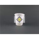 plas 1 oz glass of white pp. 100 pcs / knots.