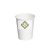 white paper cup of 110 ml of Ø 62 mm, 50 pieces / package.