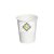 white paper cup of 280 ml of Ø 80 mm, 50 pieces / package.