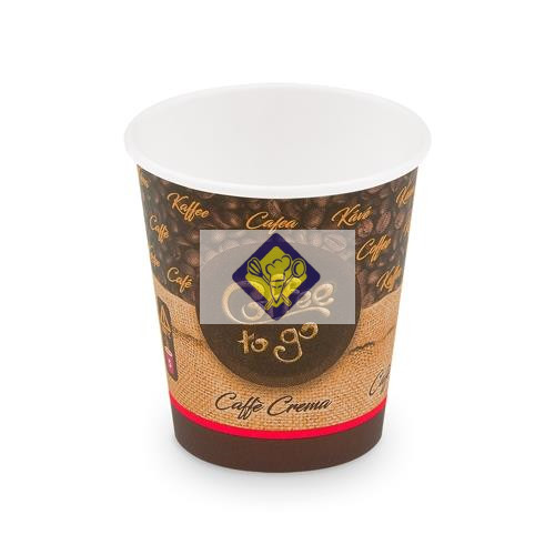 200 ml paper cup "Coffee to go", Ø 73 mm, 50 pieces / package.