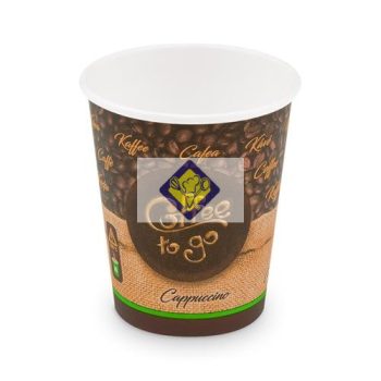   280 ml paper cup "Coffee to go", Ø 80 mm, 50 pieces / package.