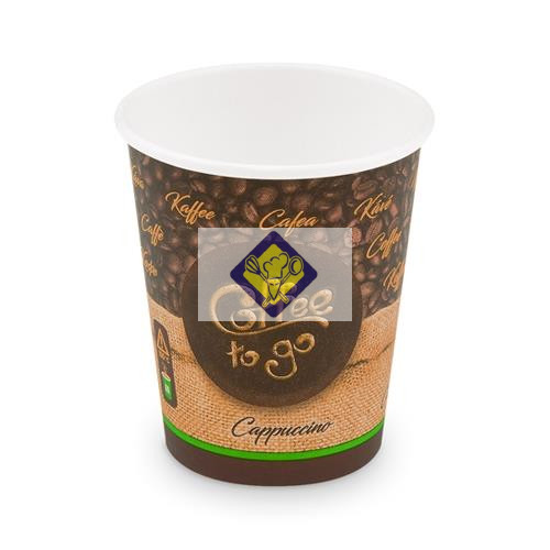 280 ml paper cup "Coffee to go", Ø 80 mm, 50 pieces / package.