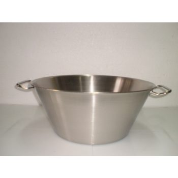 keverőtál füles rozsda mentes 40cm / 15l-es