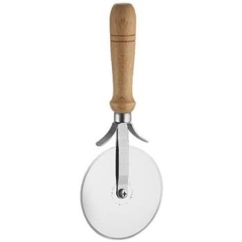 Pizzaschneider 10 cm, Länge 24 cm, Holzstiel