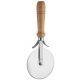 pizza cutter 10 cm, length 24 cm, wood handle