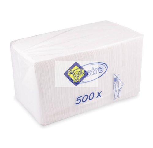 szalvéta gasztro fehér 33x33cm 500 db/csomag 10 csomag/karton