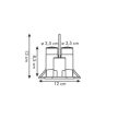 salt-pepper-toothpicks napkin holder club Tescoma