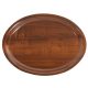 brown oval tray 23x16cm