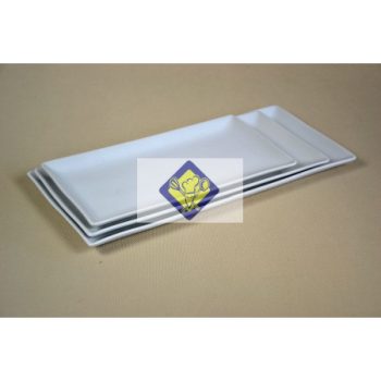 flat rectangular plate 37x16,5cm