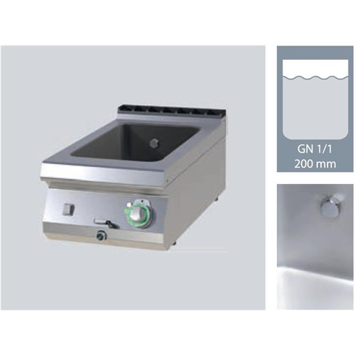 Warming, waterbath, 1.2 kW, GN1 / 1, 700 Series Model BM 704 E