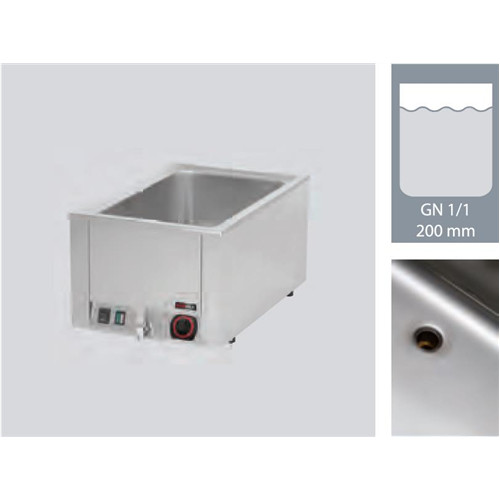 Warming, waterbath, 1.5 kW, GN1 / 1 Model 1120 BMV