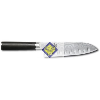   Asiatische Kochmesser Shun gewellte Klinge 18cm Klassische Damast - DM-0718