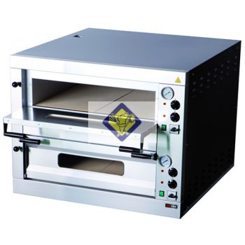 Pizzaofen, elektrisch, 2 Welle, 33 cm Modell E 12