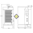 Gyrossütő elektrische Heizelemente 4, 6 kW Modell Potis E2 / S