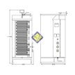 Gyrossütő, elektromos, 6 fűtőszál, 9 kW Modell Potis E3/S