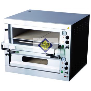Pizzaofen, elektrisch, 2 Welle, 33 cm Modell E 8