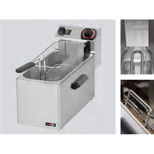 Friteuse, elektrisch, 08 L, 08 Desktop-Modell FE (Fisch braten)