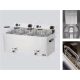 Friteusen, elektrische, 10 + 10 L, Tisch Modell FE 1010 TD