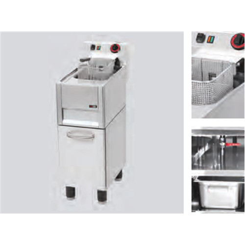 Deep fat fryers, electrical, 08 L, closed frames for freestanding units, 400 V, 600 Series Model FE 31 ELT