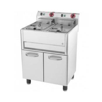   Fritőz, elektromos, 13+13 L, 400 V, alépítménnyel, 600-as széria Modell FE 61/13 ELT