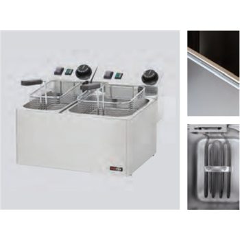 Fritőz, elektromos, 04+07 L, asztali Modell FE 74 E