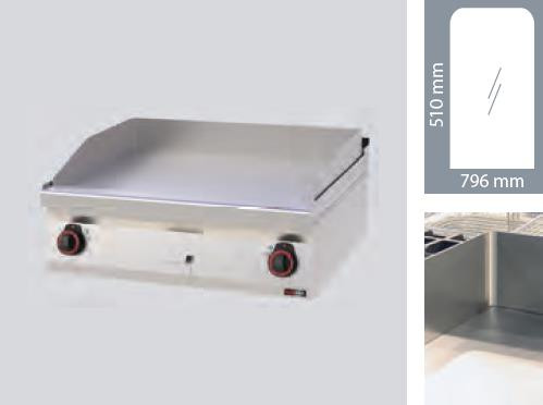 Baking sheets, electric oven surface: 79,6x51cm, desktop, 700 series, smooth Model FTH E 70/08