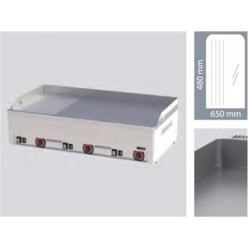   Backbleche, Elektroofen Oberfläche: 97x48cm, flache Rippen Modell 90 E FTHR