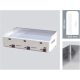 Baking Sheet, gas-fired, oven surface: 97x48cm, flat-ribbed chrome-plated Model 90 G FTHRC