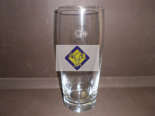 beer glass marked 0.5l Willi