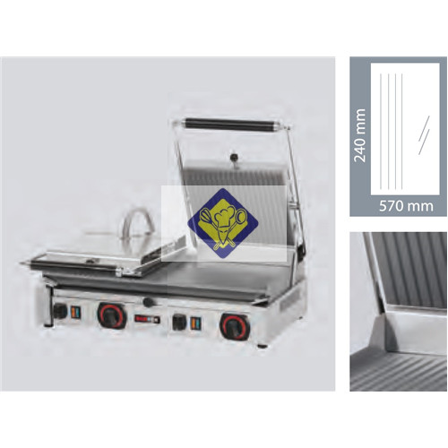 Contact grill, electric, 6 kW Model PD 2020 M