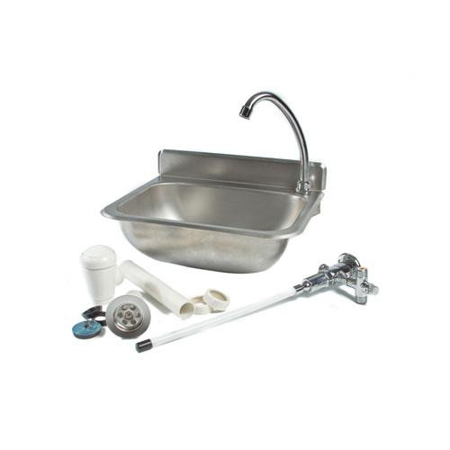 Hand washing, wall, Model knee lever and spout, without a blanket cover S102