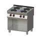 Electric stove, alépítményes version, round rings, 700 series, 10.4 kW, 400 V 70/80 SP Model E