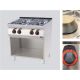Gas cooker, frames for freestanding units, 700 series, four burners 27 kW Model SP 70/80 G
