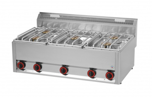 Gas cooker, desktops, 600 Series, 5-burner, Model SP 90/5 22.5 kW GLS