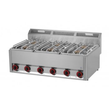  Gáztűzhely, asztali, 600-as széria, 6 égős, 27 kW Modell SP 90 GLS