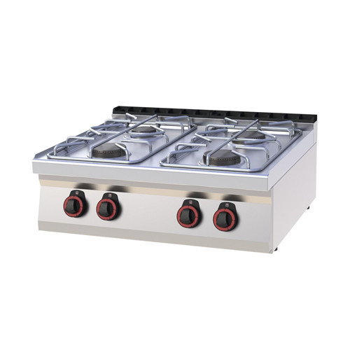 Gas stove, table, 700 series, 4-burner, SPB 21.5 kW Model G 70/08