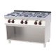 Gas Stove, frames for freestanding units, 700 series, 6-burner, 31 kW Model SPB 70/120 G