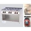 Gáztűzhely, alépítménnyel, 700-as széria, 6 égős, 31 kW Modell SPB 70/120 G