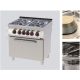 Gas cooker, electric static oven, 700 series, burner 4, 33.3 kW Model SPT 70/80 21 GE