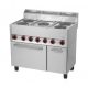 Electric stove, convection oven GN 1/1, round rings, 600 series, 13.13 kW, 230V / 400V Model 90/5 SPT ELS