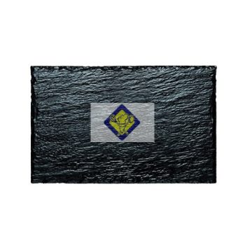   plas black slate stone effect serving 22 x 14 cm 10 pcs / knots.