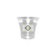 metallized glass of 0.8 dl vt. 100 pcs / knots.