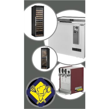 Wine coolers, dispensers